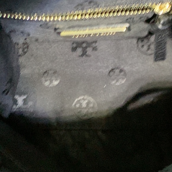 NWOT Tory Burch Thea Black Pebbled Leather Mini Backpack Bag - Picture 10 of 13